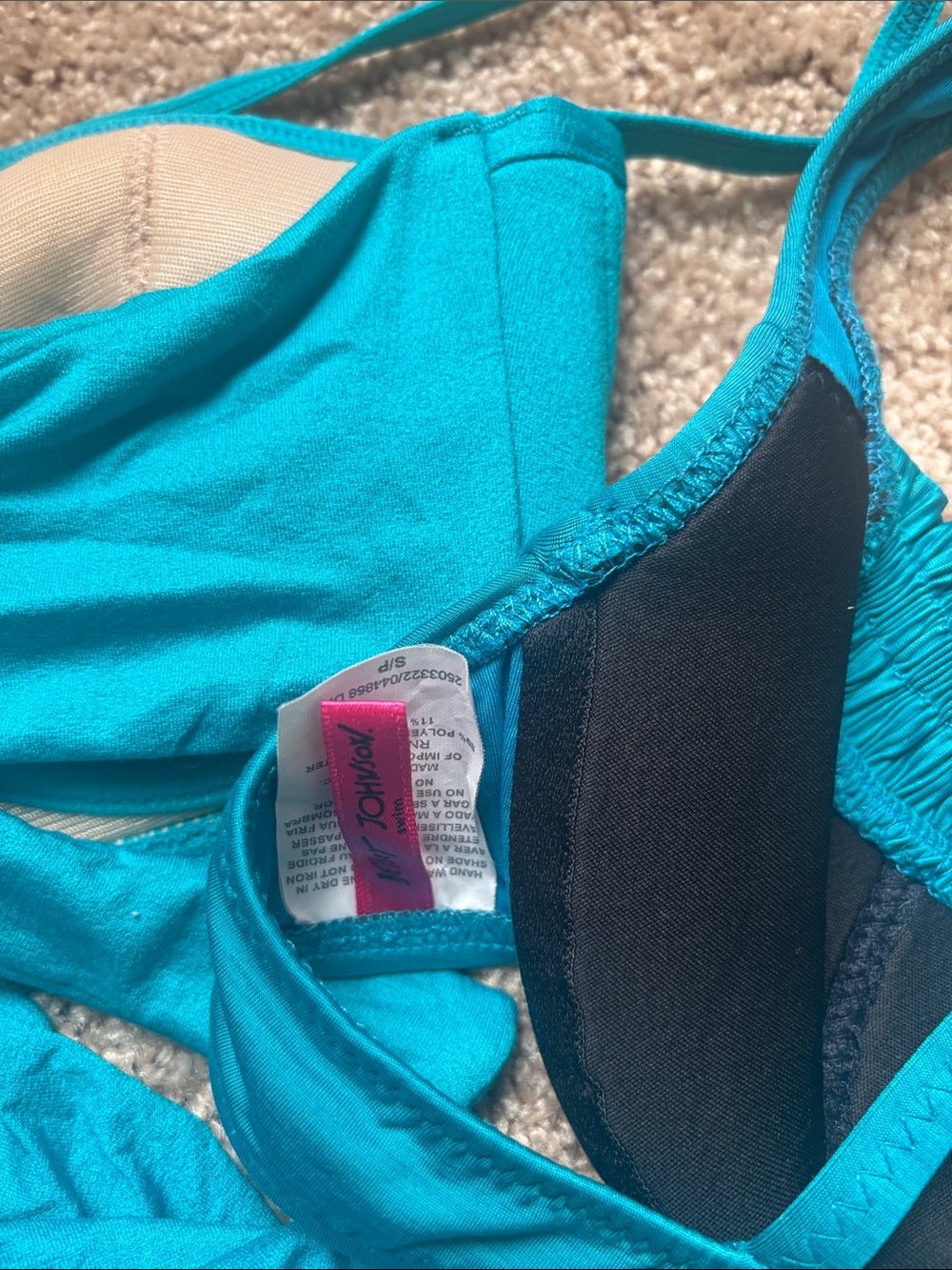 Juicy Couture swim skirt set bonus Betsey Johnson bikini top s/p - Picture 6 of 7